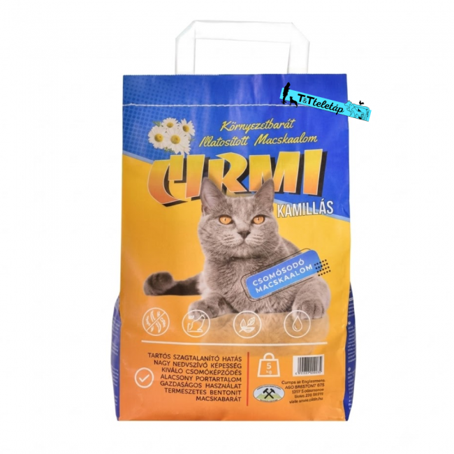 Cirmi macskaalom kamillás 5 kg