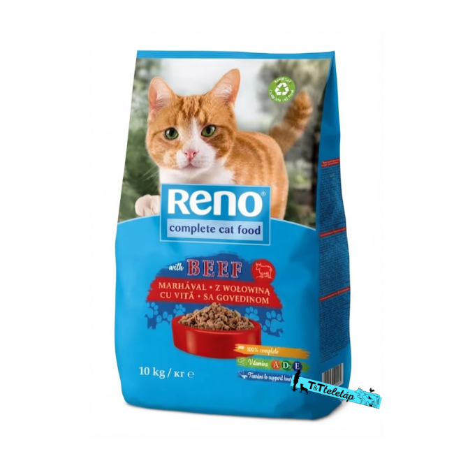 Reno marhás száraz macskatáp 10 kg
