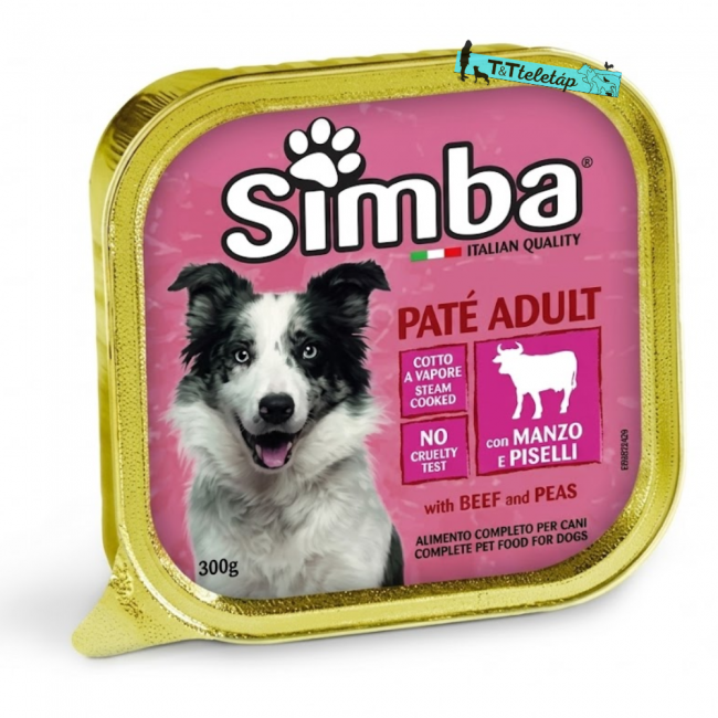 Simba Dog 300g Marha+Borsó Alutálca