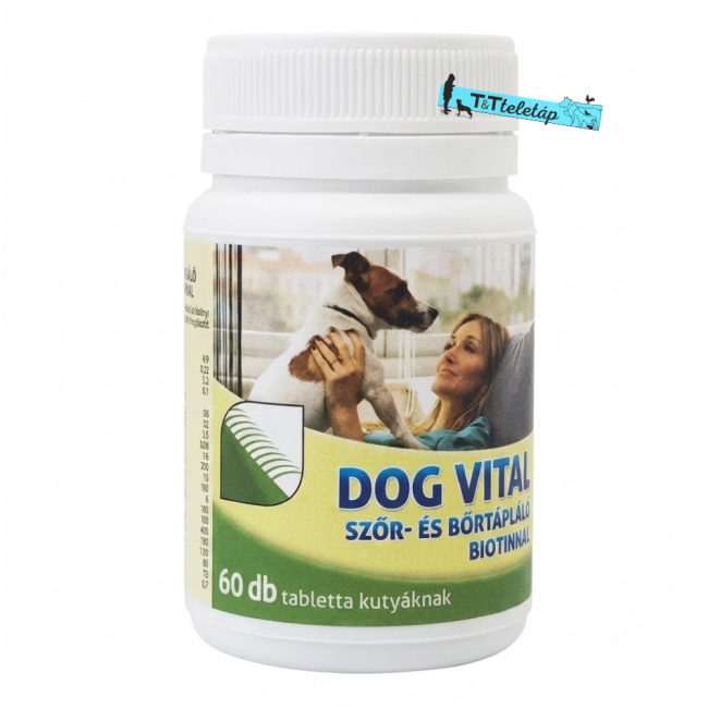 Dog Vital szőr - és bőrtápláló biotinnal 60db