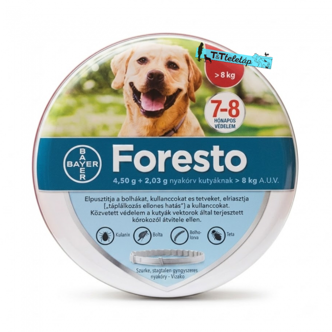 Foresto nyakörv kutyáknak 8 kg-tól