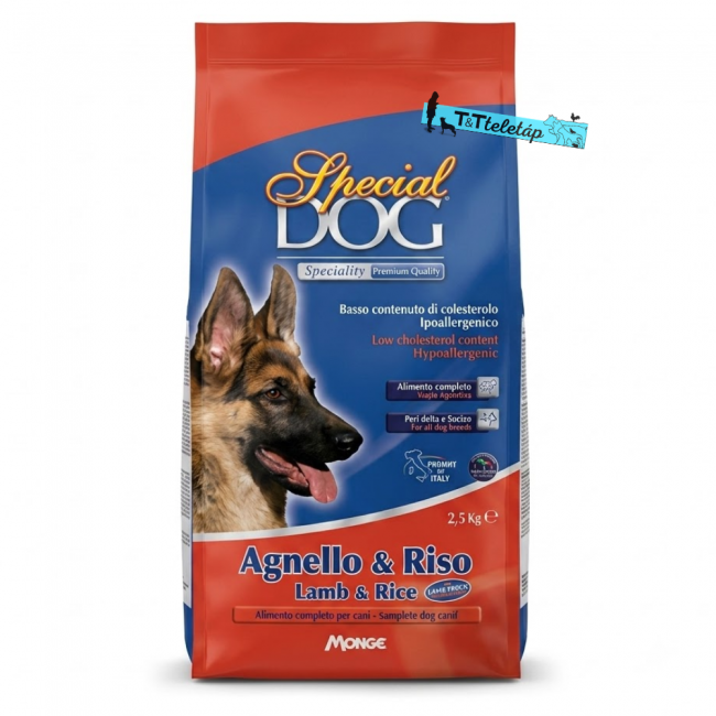 SPECIAL DOG 15KG BÁRÁNY RIZS HYPOALLERGÉN