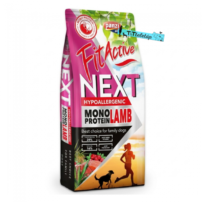 FitActiveNEXT 15kg Hypoallergenic MONO Lamb with cranberries 
