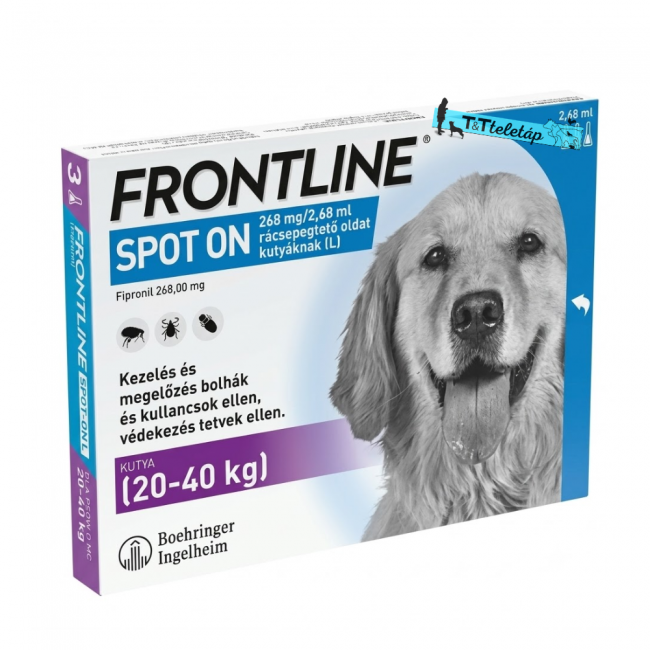 Frontline spot on kutya L /20-40 kg/ 3x