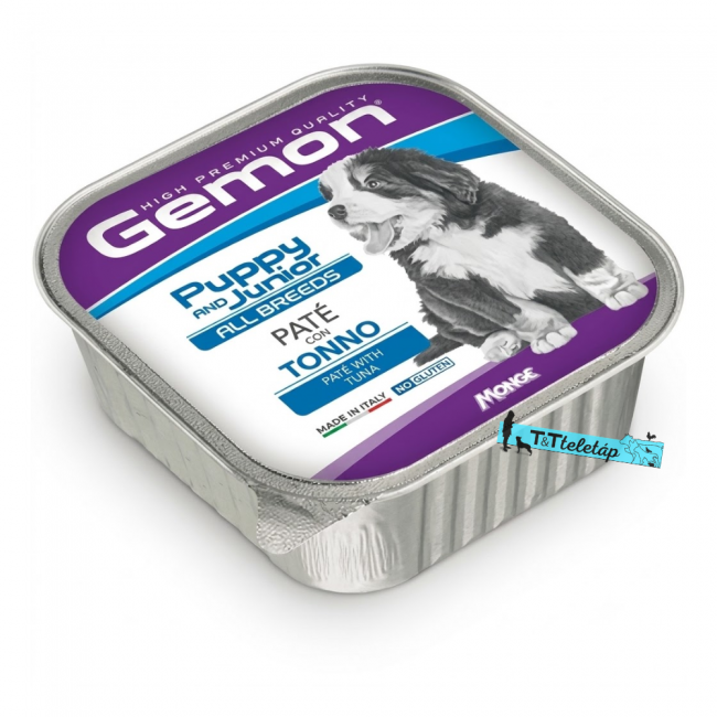 Gemon All Breeds Puppy és Junior Paté tonhalral