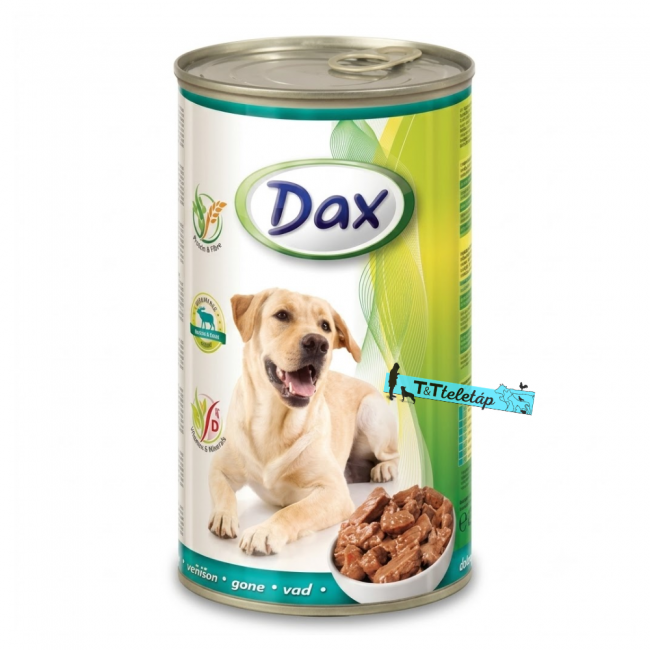 Dax vadas kutyakonzerv felnőtt kutyák részére 1240g