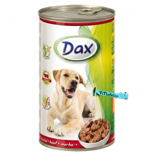 Dax marha kutyakonzerv felnőtt kutyák részére 1240g