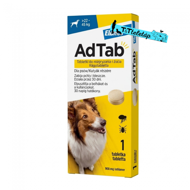  AdTab rágótabletta óriás testű kutyáknak
