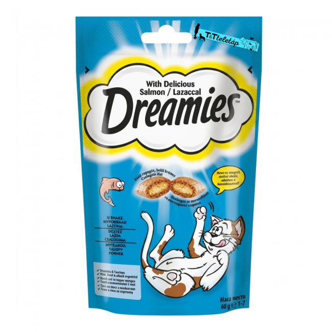 Dreamies jutalomfalat macskáknak 60 gr hallal
