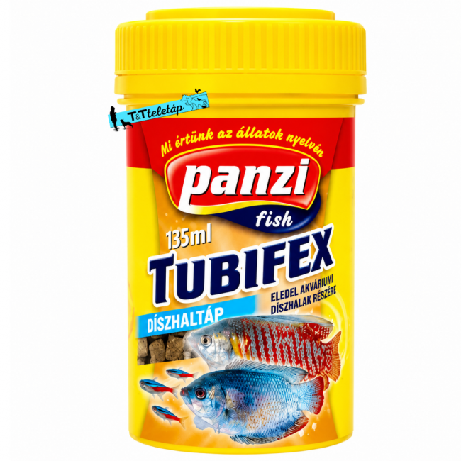 Panzi Tubifex díszhaltáp - 135 ml