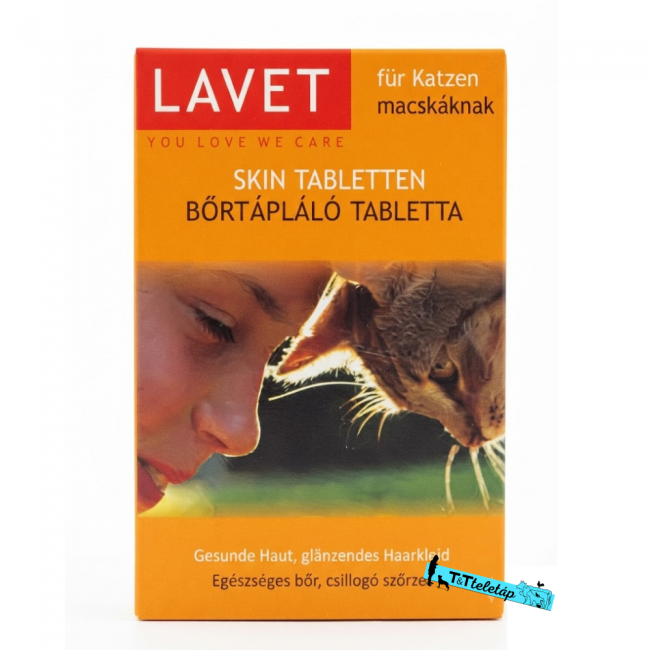 Lavet bőrtápláló tabletta macskáknak