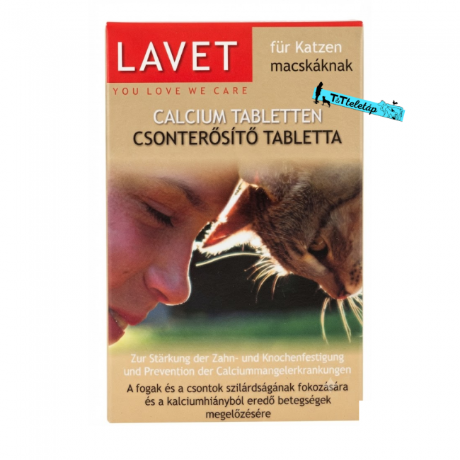 Lavet Calcium tabletta macska