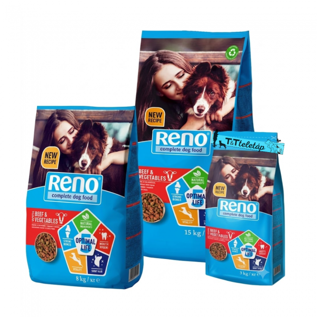 Reno dog 15 kg marhás kutyatáp