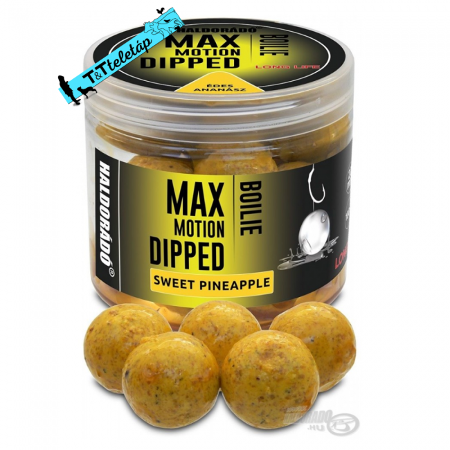 HALDORÁDÓ MAX MOTION Boilie Dipped 20 mm - Édes Ananász