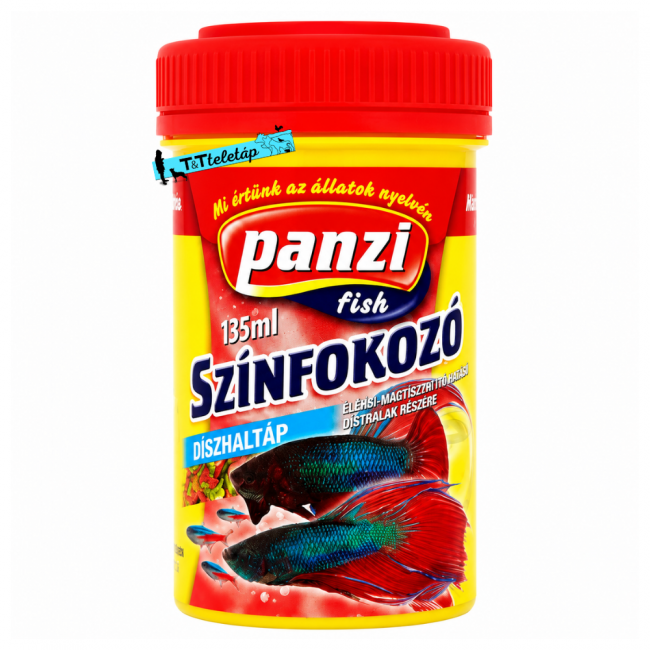 Panzi Színfokozó díszhaltáp - 135 ml