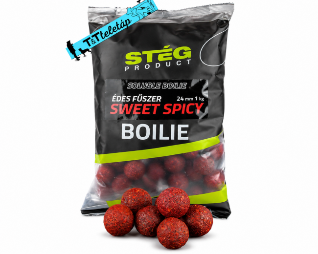 Stég Product Soluble Boilie 20mm Sweet Spicy 1kg